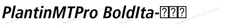 PlantinMTPro BoldIta字体转换 PlantinMTPro BoldIta字体转换